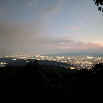 大文字山山頂からの京都市