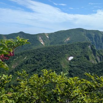 手前の山も奥の浅草岳まで歩かなきゃ💦🤭