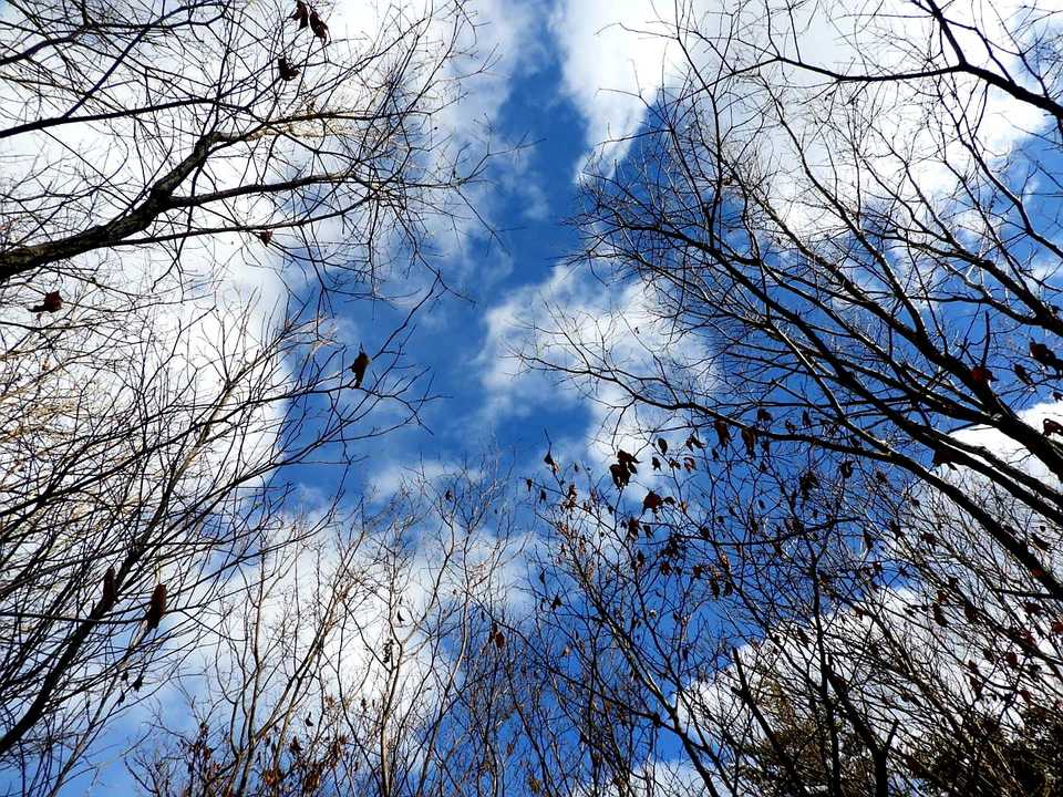 上は青空です😃
