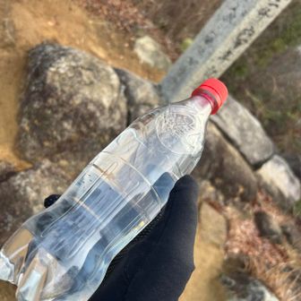 鍋を忘れたので火山でお水を…