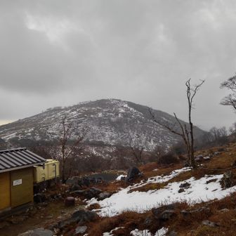 雪はまばらです。