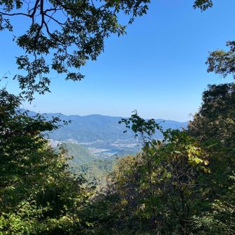 高柄山山頂から。