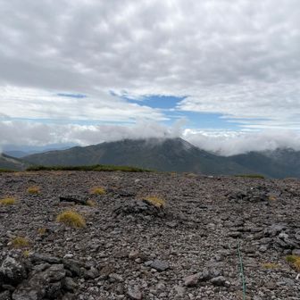 祖父岳山頂からの黒部五郎