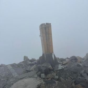 赤石岳山頂