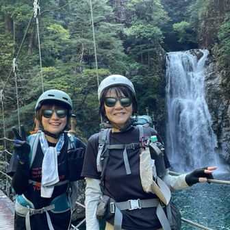 ハードですでに汗だく💦
けど、素晴らしい景色に清々しいおばさん’ず✌️