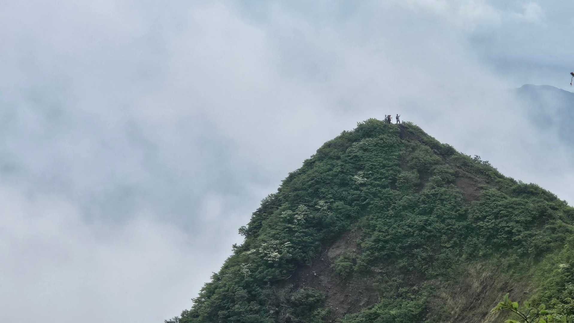 先ほどの南岳