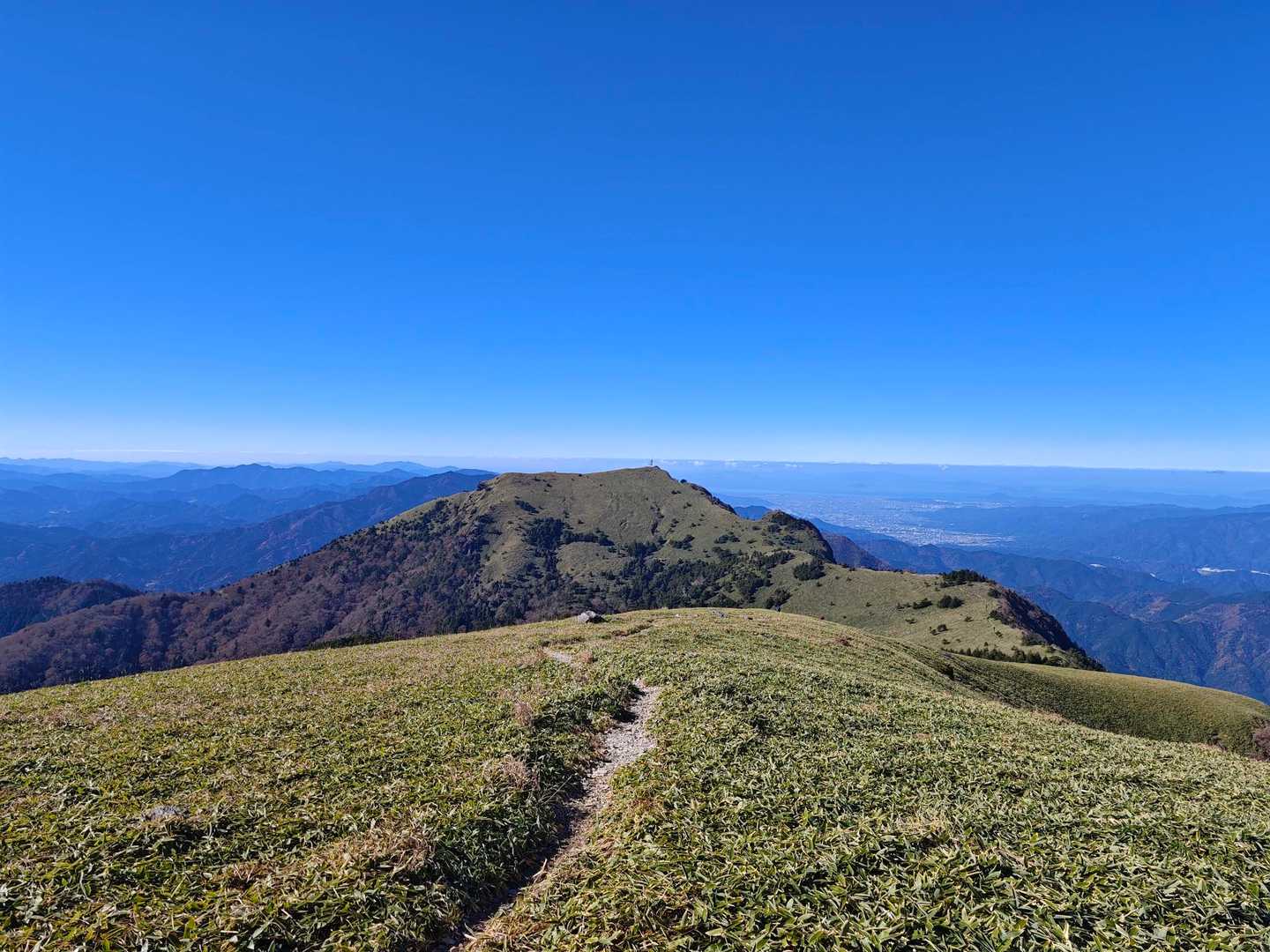 梅ヶ市登山口-堂ヶ森-二ノ森 往復コースの写真