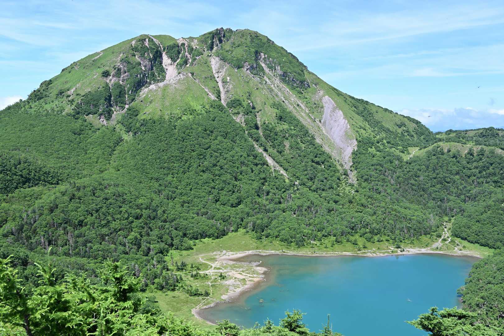 金精峠登山口-金精峠-金精山-五色山-前白根山 往復コースの写真