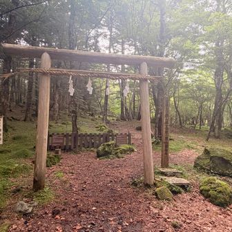 ここが御胎内の登山口一合目、昔の登山口だったらしい