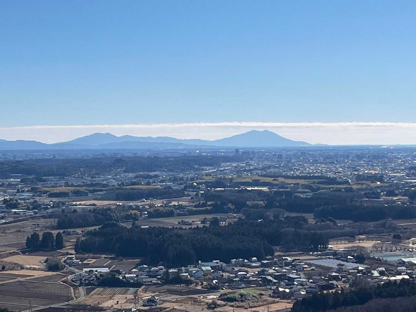 昨年縦走した地元の筑波連山⛰️