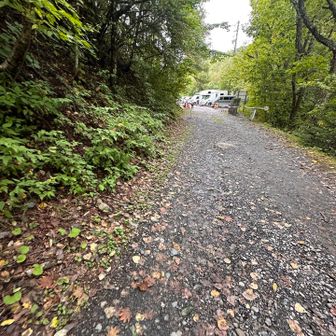 三股第一駐車場が見えた