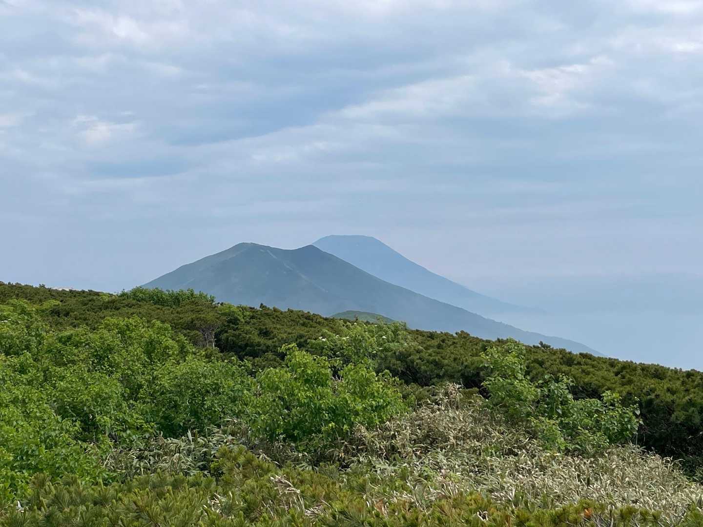 アンヌプリと羊蹄山のコラボ