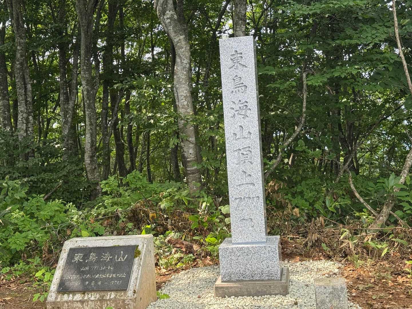 この石柱の除幕式がありました。