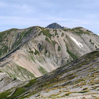 別山の上から劔岳