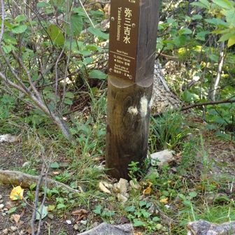 ここの湧き水は煮沸消毒して
から飲みましょう
