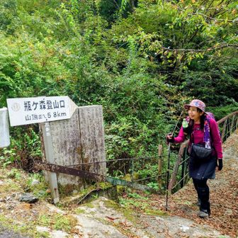 長く急な登山道を下り、ようやく東之川登山口に到着😅（半端なく長い登山道でした😅😅😅）