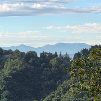 万太郎山、仙ノ倉山、平標山
今日は山がよく見える！＼(^-^)／