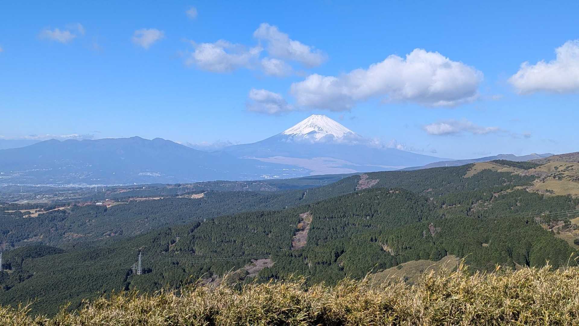 富士山バッチリ！