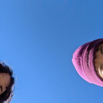 四尾連湖ブルー💙💗