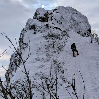 剣ヶ峰にパール太陽☀😅
