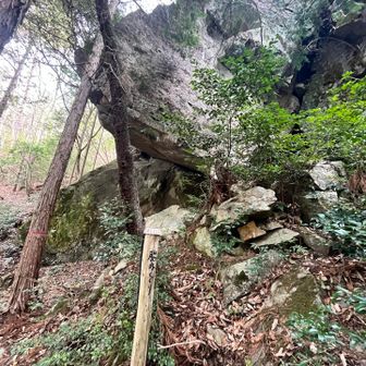 まずは胎内くぐり