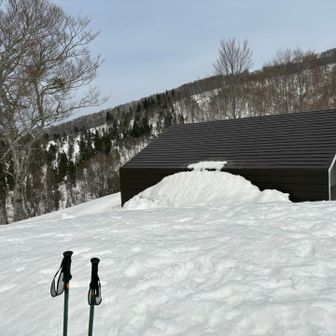 駐車場まで降りてきました