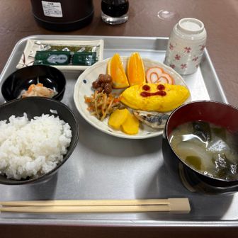 朝食

みんな出発していて1人だった😂