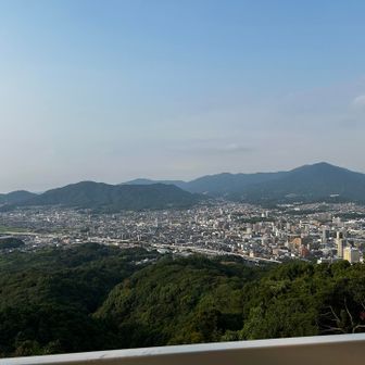 四王寺山　宝満山方面