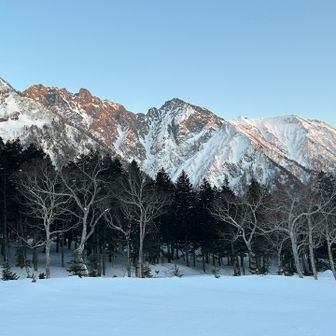 下山しても寝て帰るだけなのでそれならもう一泊槍平小屋に泊まらせてもらうことに。
暇だったので小屋の周りをお散歩🚶‍♀️
