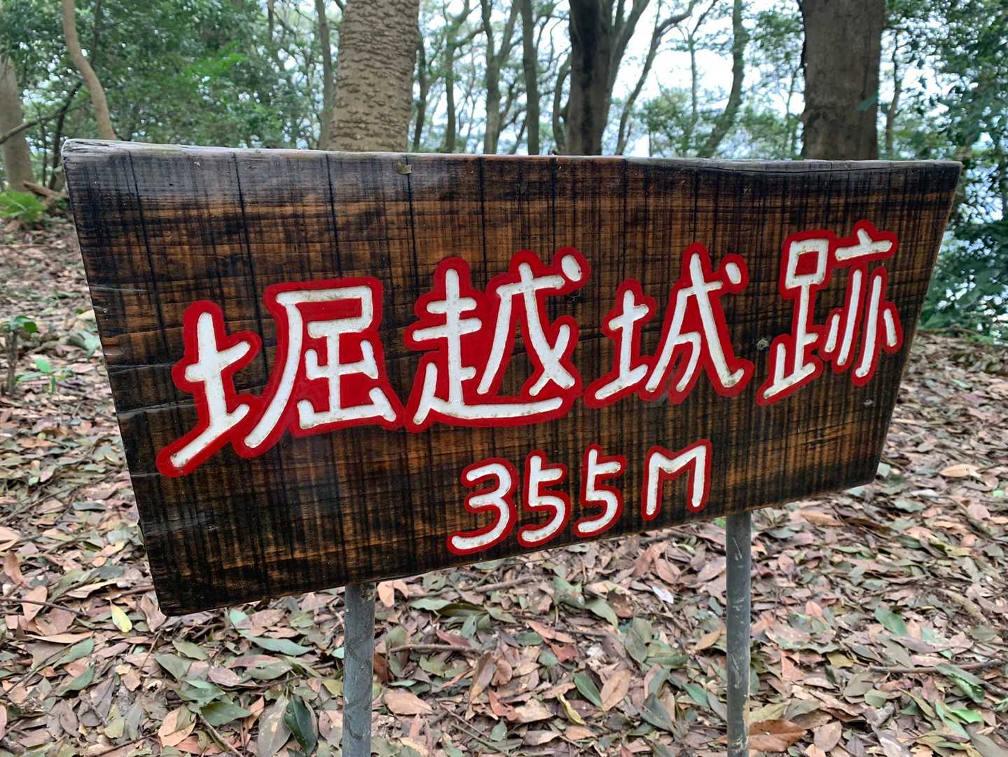 結構な広さがあります。
眺望はありませんが、木々の隙間からちらちら景色が👀