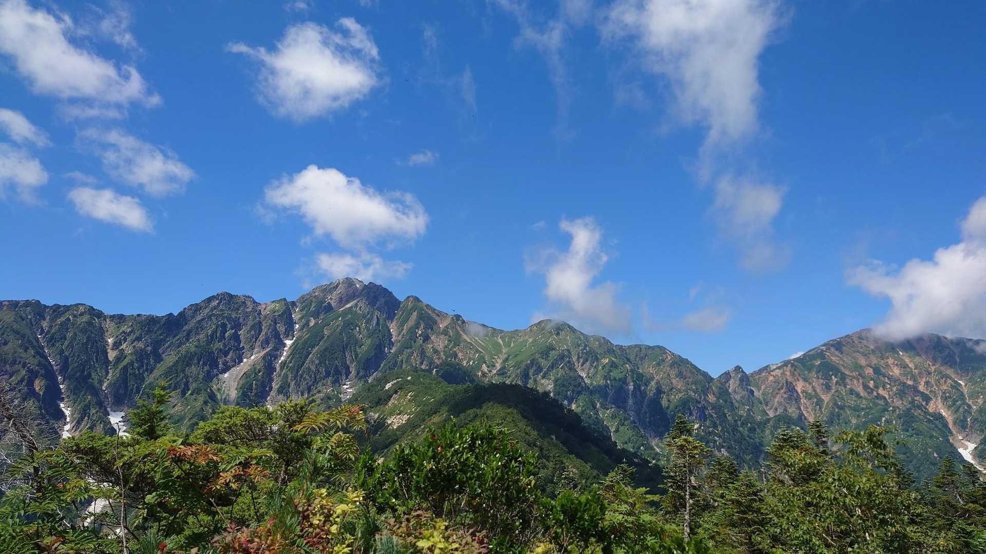 地蔵の頭-小遠見山-中遠見山-大遠見山-西遠見山-白岳-五 縦走コースの写真