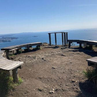 東京湾展望台もこの時間は貸切