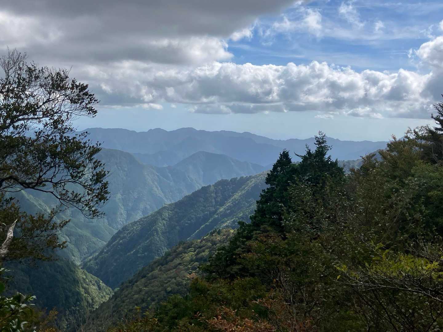 行仙岳・笠捨山登山口-行仙岳-笠捨越-笠捨山-行仙宿登山口 周回コースの写真