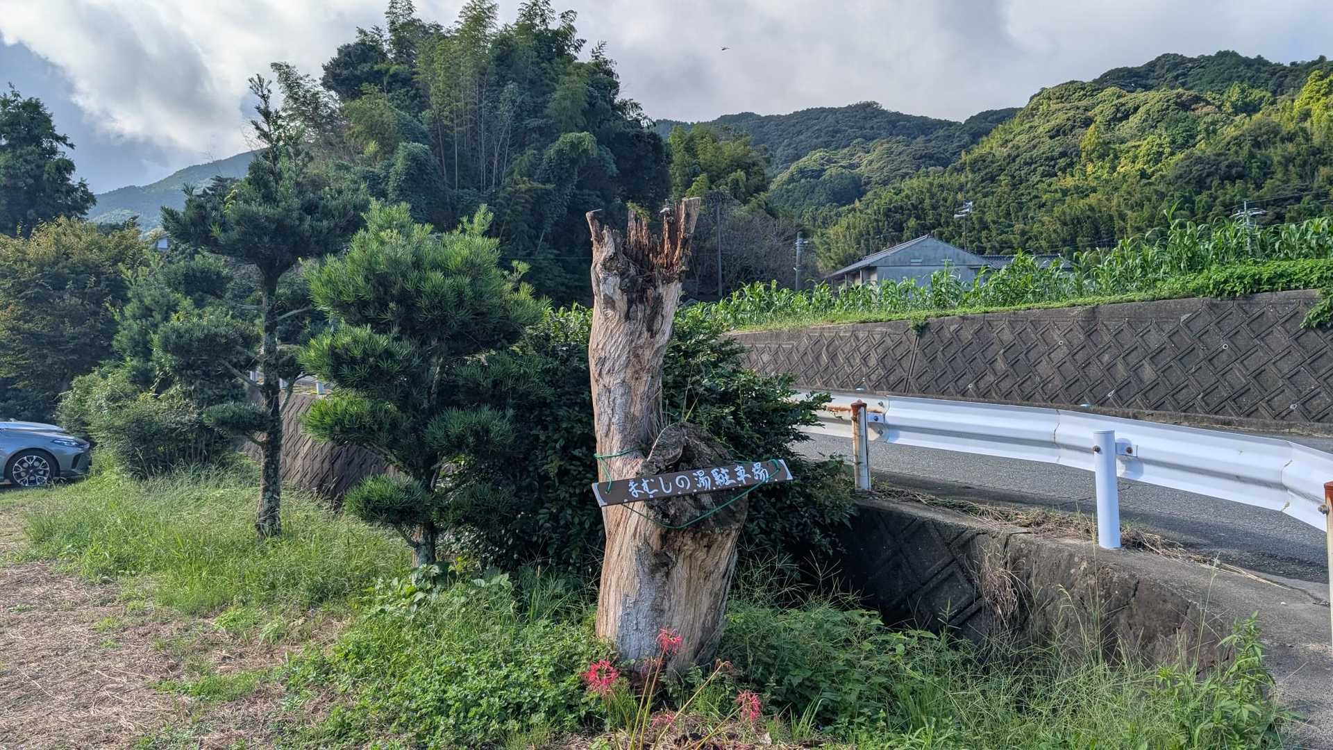 駐車場に到着。久しぶりに十坊山へ