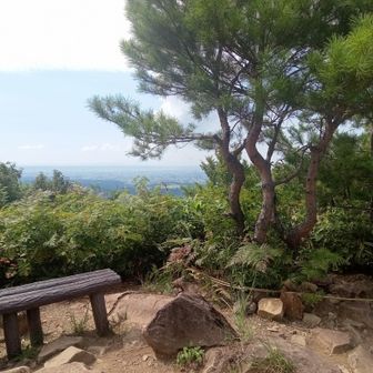 尖山山頂標識。