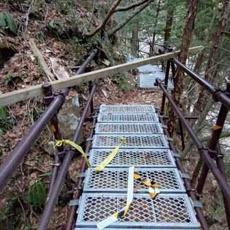 通行止めは3箇所やってありました