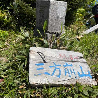 ついた🙌
白山見えるのかと思ってたのに、大きな樹林に阻まれて見えない😱