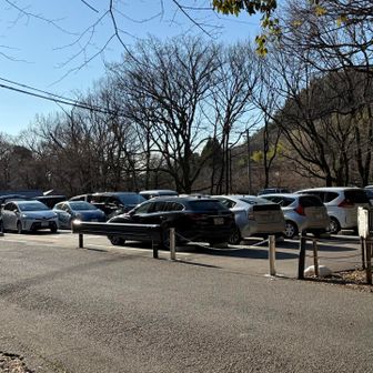 北側駐車場は満車