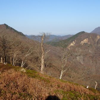 靜ヶ岳と銚子岳
