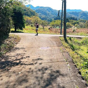 次の山も藪&ルーファイの感じは変わらずでporyanがもう辞める言い出したのでロードを走ることに。