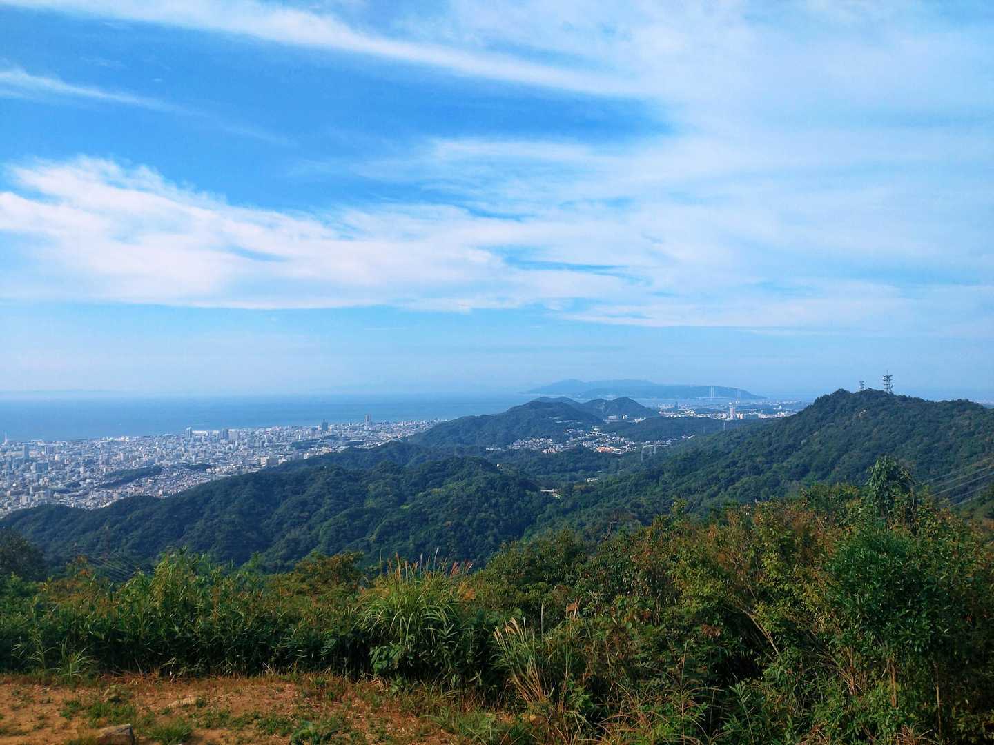 鍋蓋山から📸