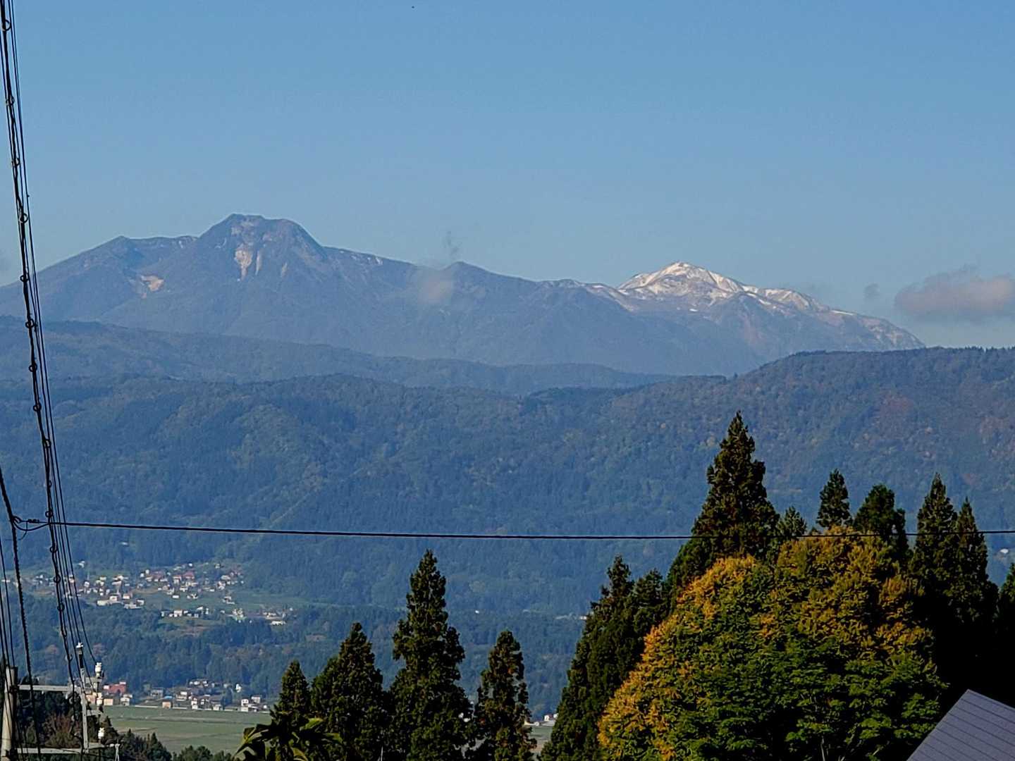 火打⛰️に雪
