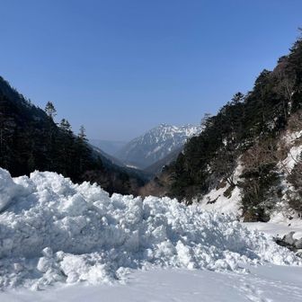 滝谷、デブリ渡った。