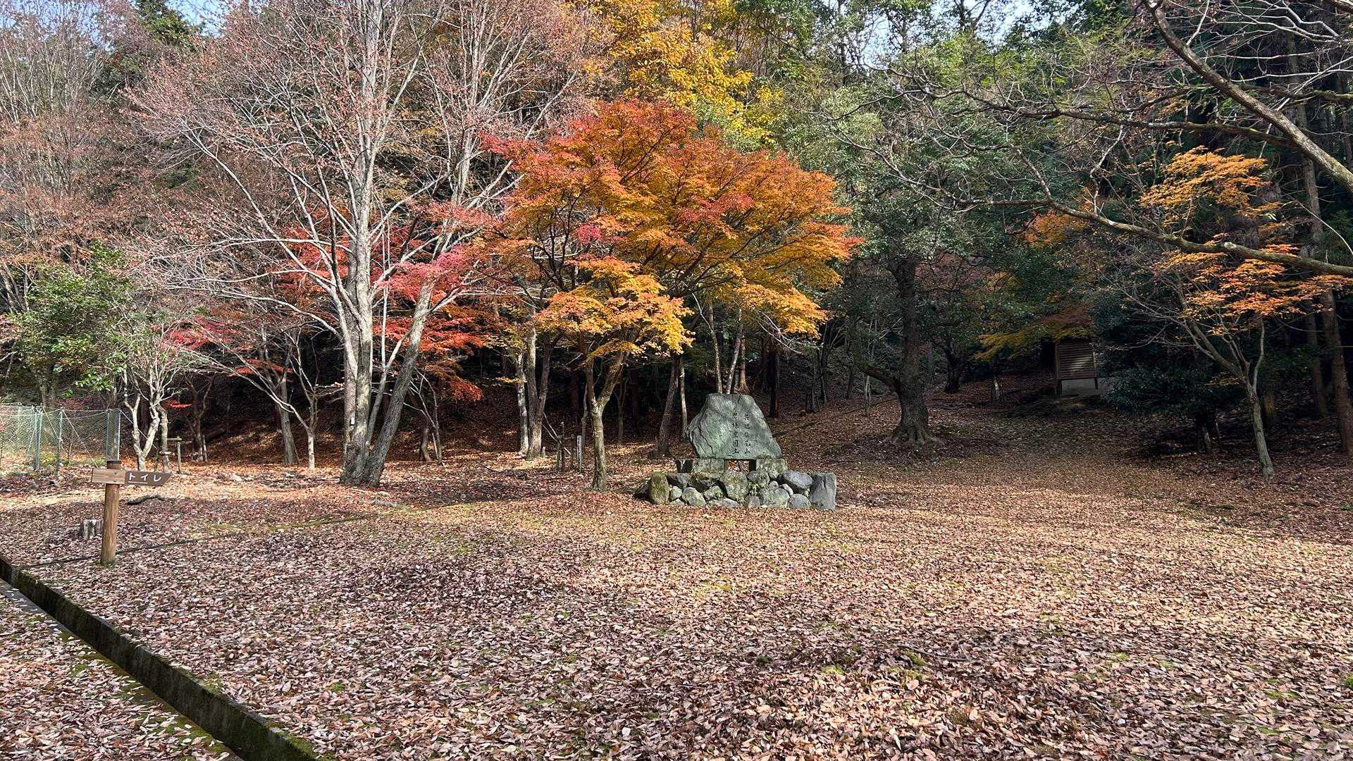 ダムの後は天ヶ瀬森林公園から山頂へ😌
トイレありテーブルあり東家あり✨