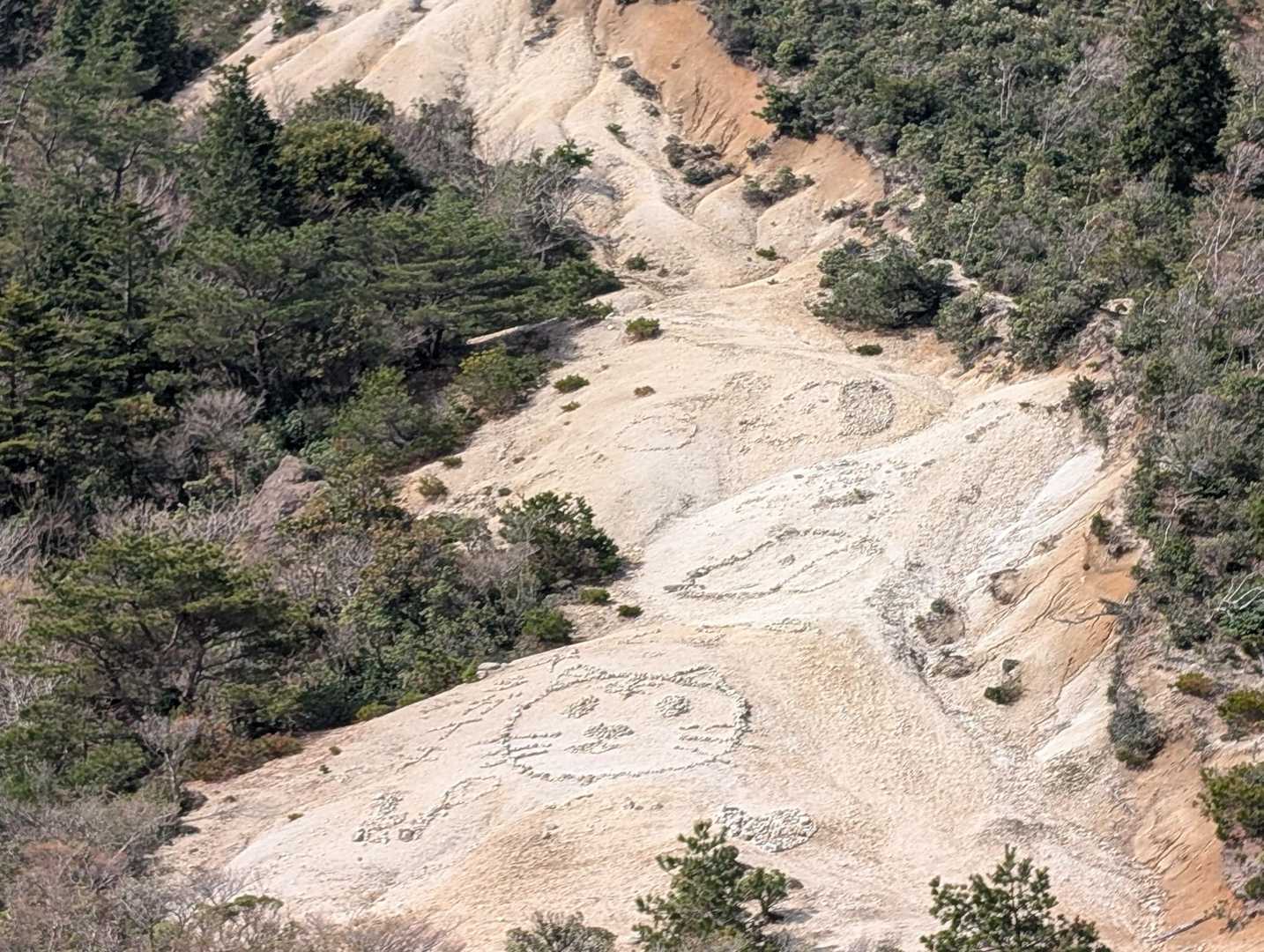 朝明登山口-釈迦ヶ岳最高点-釈迦ヶ岳-猫岳-羽鳥峰-金山- 周回コースの写真