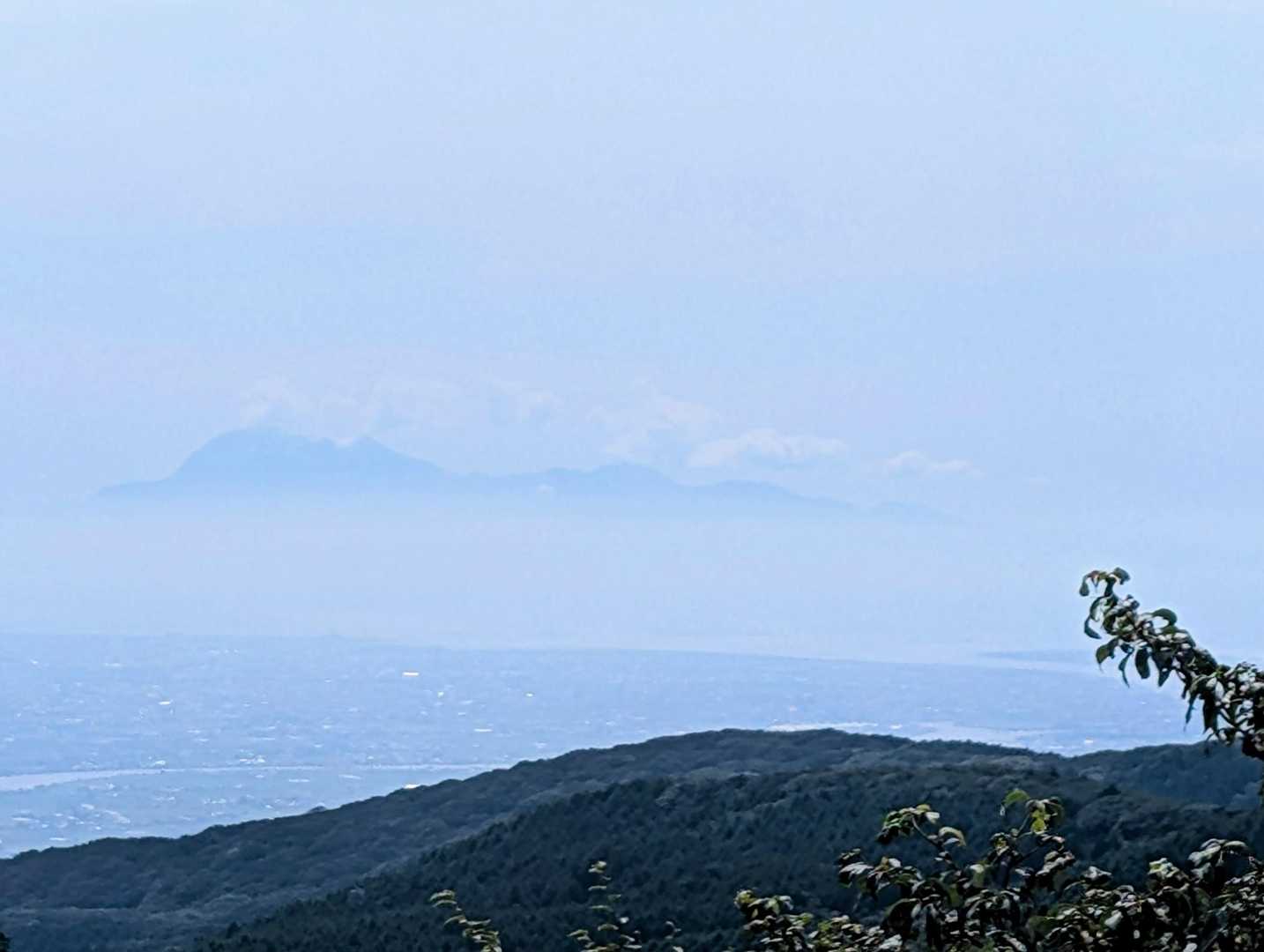 雲仙普賢岳が
見えました🤩✨✨✨