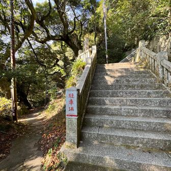 え、、、駐車場🅿️？
どうやら車でここまで上がってこれるらしい
亥年は初詣客、凄いらしい