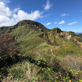 ここから眺める苗場山がすごく良かった