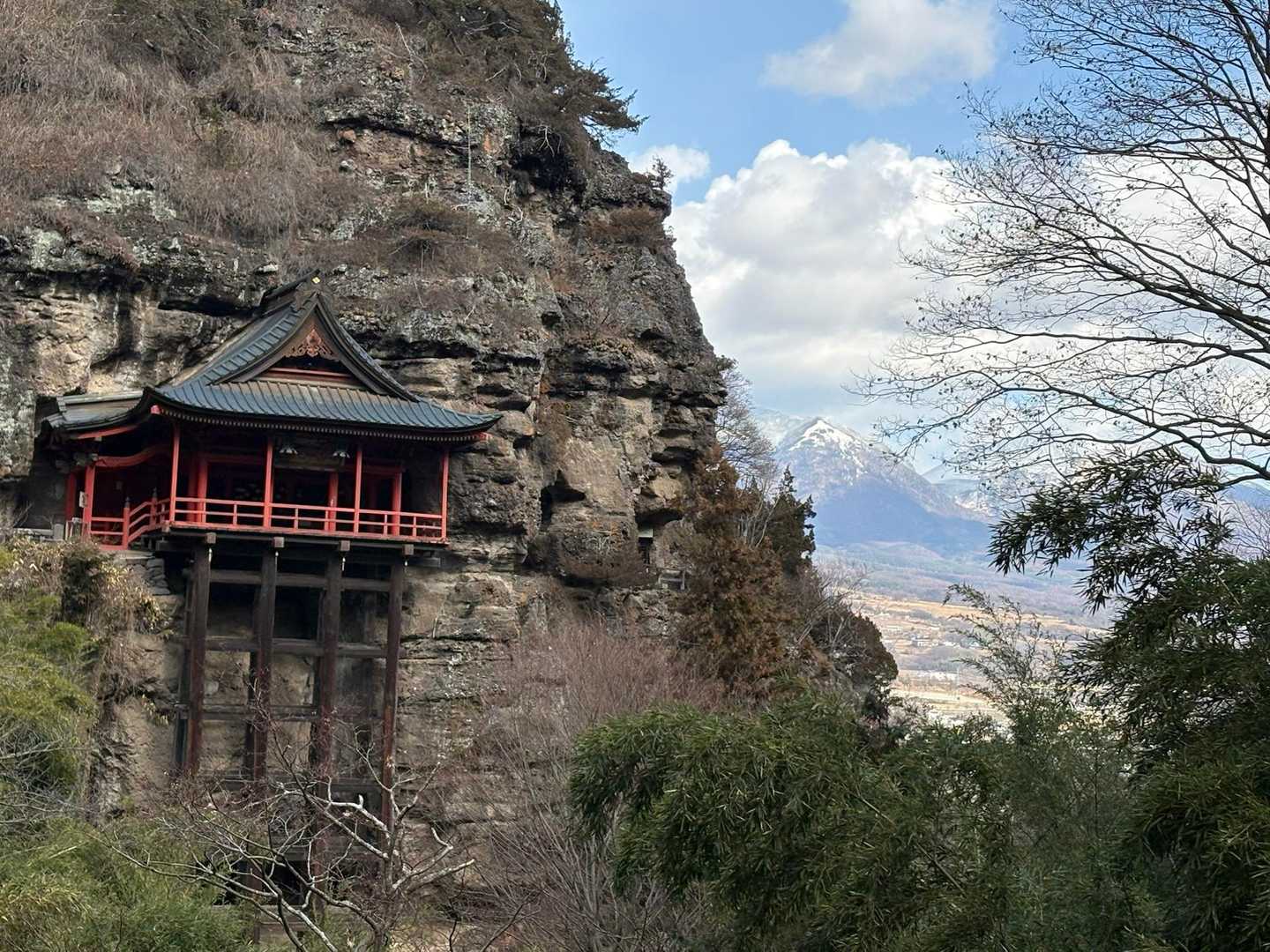 奥には浅間山🏔´-