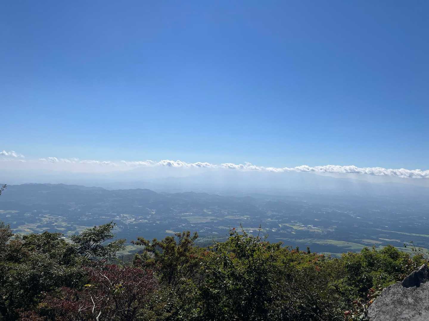良い眺め（遠くが霞んでいてちょっと残念）